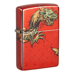 Zippo Red Zippo Dragon Lighter 2 oz 1 pk