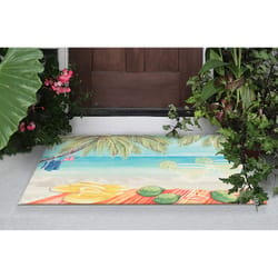 Liora Manne Illusions 19.5 in. W X 29.5 in. L Multi-color Casual Polyester Door Mat