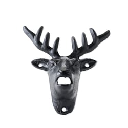 Foster & Rye Deer Black Cast Iron Wall Mounted Bottle Opener