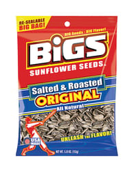 BIGS Salted and Roasted Original Sunflower Seeds 5.35 oz Pegged