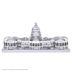 Fascinations Metal Earth US Capitol Building 3D Model Kit Silver