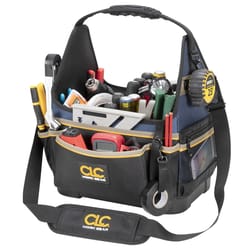 CLC 13 in. W X 17 in. H Ballistic Polyester Open Top Tool Bag 20 pocket Black 1 pc