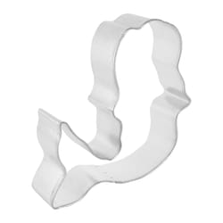 R&M International Mermaid 2 in. W X 3 in. L Cookie Cutter Silver 1 pc
