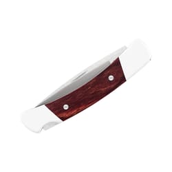 Buck Knives Squire Brown/White 420 HC Steel 6.5 in. Pocket Knife