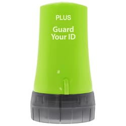 PLUS Guard Your ID 2.69 in. H X 1.5 in. W Round Green Identity Protection Roller 1 pk