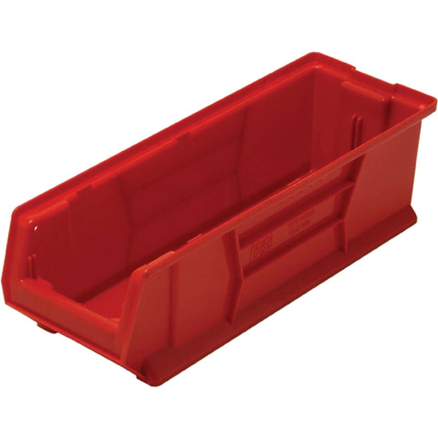 Quantum Hulk 8 25 In W X 7 In H Heavy Duty Storage Bin Polypropylene 1 Compartments Red Ace Hardware