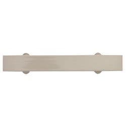 Richelieu Modern Square Bar Pull 3-25/32 in. Brushed Nickel Silver 1 pk