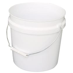 3.5gal Black Steel Open Head Buckets (Lid Not Included) - Black