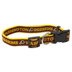 Pets First Team Colors Washington Redskins Nylon Dog Collar Small