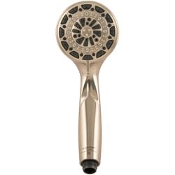 PlumbCraft Brushed Nickel ABS 6 settings Handheld Showerhead 2 gpm