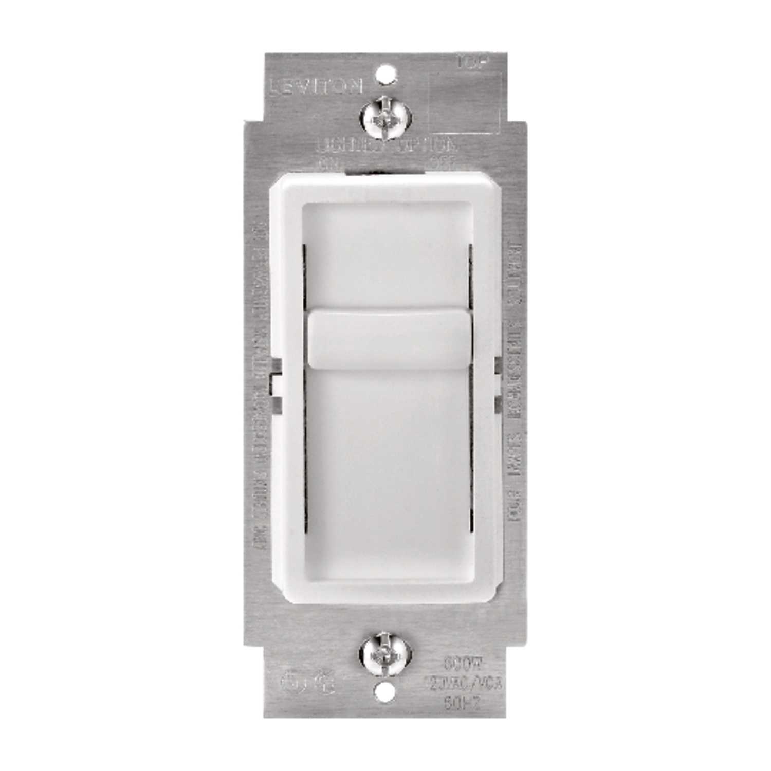 Leviton SureSlide White 150 watts Slide Dimmer Switch 1 pk Ace Hardware