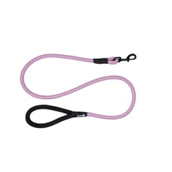 Alcott Pink Rope Nylon Dog Leash Medium