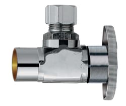 Keeney 1/2 in. FPT X 3/8 in. Brass Shut-Off Valve