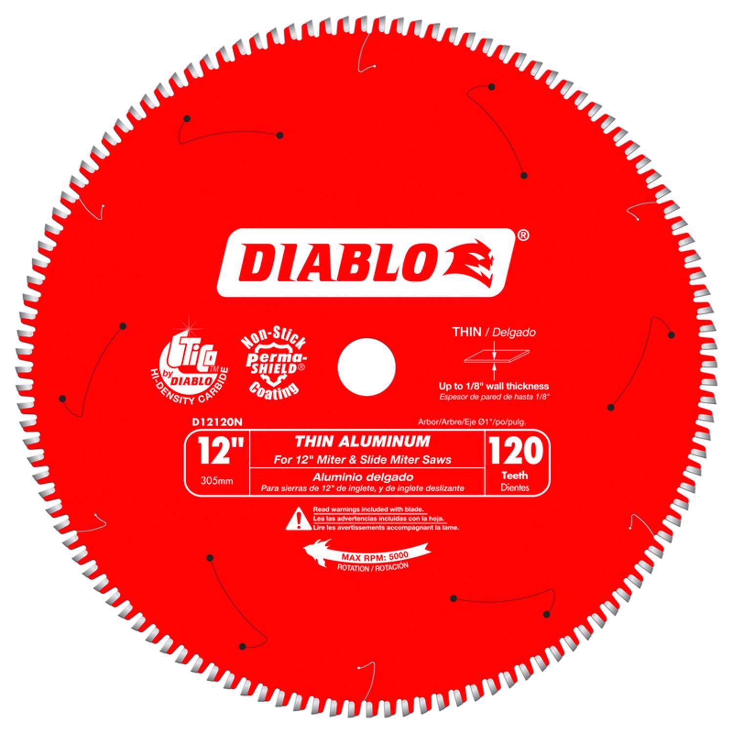 Diablo 12 in. D X 1 in. TiCo Hi-Density Carbide Circular Saw Blade 120 teeth 1 pk Sansujyuku sansujyuku.com