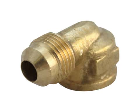 JMF Company 3/8 in. Compression X 1/4 in. D Compression Brass 90 Degree  Elbow - Ace Hardware