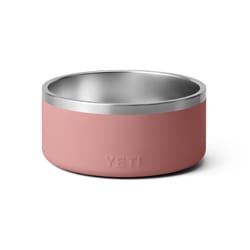 YETI Boomer Sandstone Pink Stainless Steel 8 cups Pet Bowl For Dogs