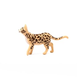 Schleich Farm World Bengal Cat Toy Plastic Multicolored 1 pc