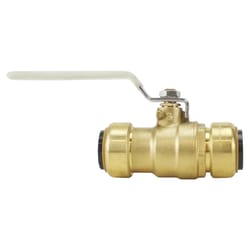 Apollo Tectite 3/4 in. Brass Push Fit Ball Valve Standard Port Quarter-Turn Lever For Potable Water