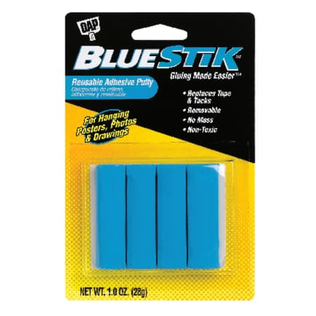 DAP Blue Stik Low Strength Latex Adhesive Putty 1 oz - Ace Hardware