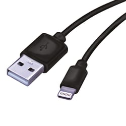 Fabcordz Lightning to USB Charge and Sync Cable 10 ft. Black