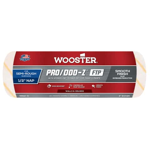 Wooster Looped Plastic Plastic 9 in. W Texture Paint Roller Cover 1 pk -  Ace Hardware