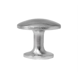 Laurey Wellington Transitional Round Cabinet Knob 1 in. D 0.86 in. Satin Nickel 1 pk