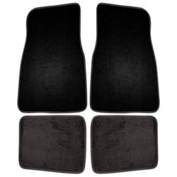 Custom Accessories Black Carpet Auto Floor Mats 4 pk