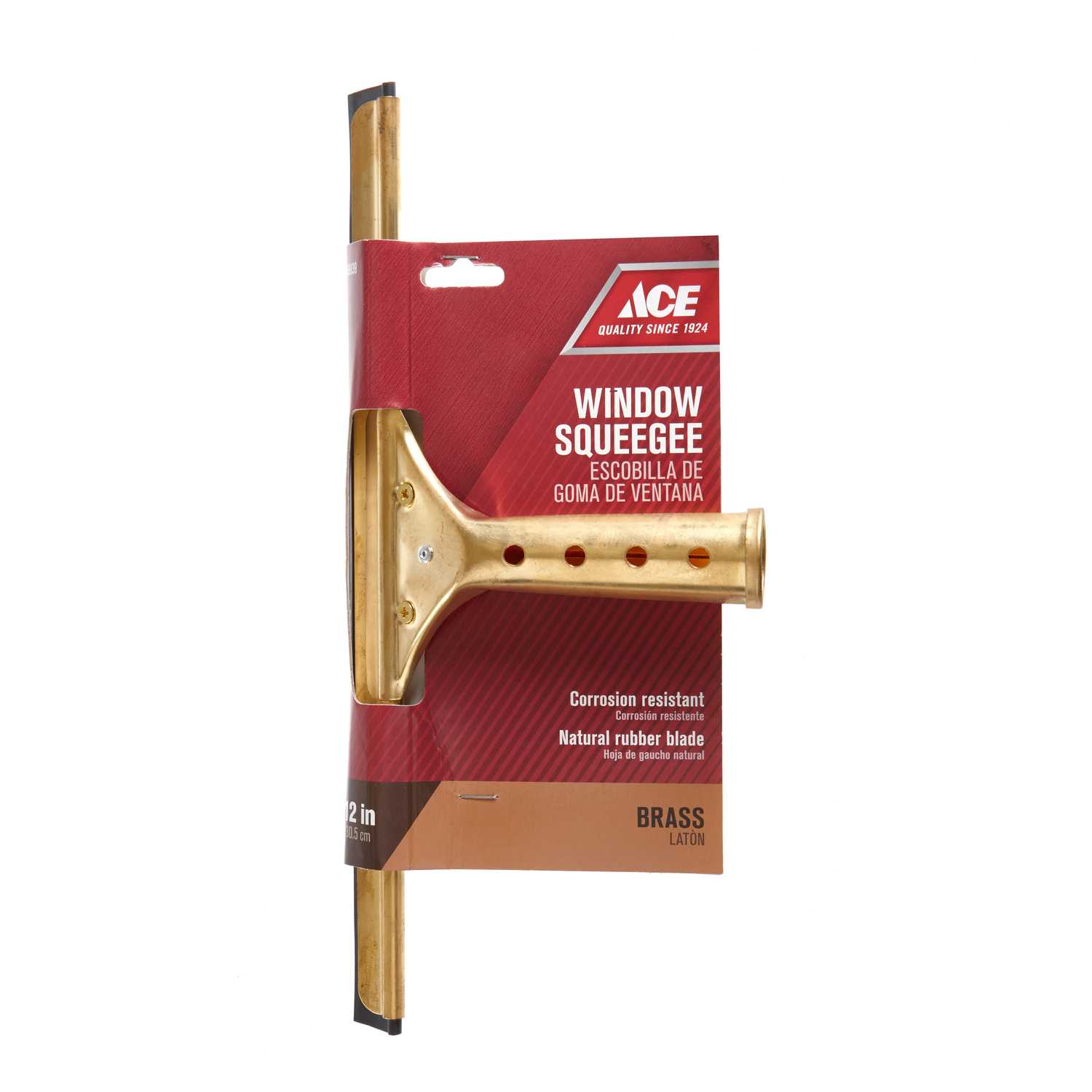Ace 12 in. Brass Window Squeegee Ace Hardware