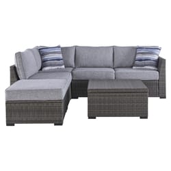 Signature Design by Ashley Petal Road Gray HDPE Frame Loveseat Set