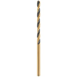 DeWalt Black & Gold 1/8 in. X 2.75 in. L High Speed Steel Split Point Drill Bit Round Shank 2 pc
