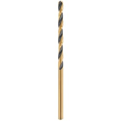 DeWalt Black & Gold 1/8 in. X 2.75 in. L High Speed Steel Split Point Drill Bit Round Shank 2 pc