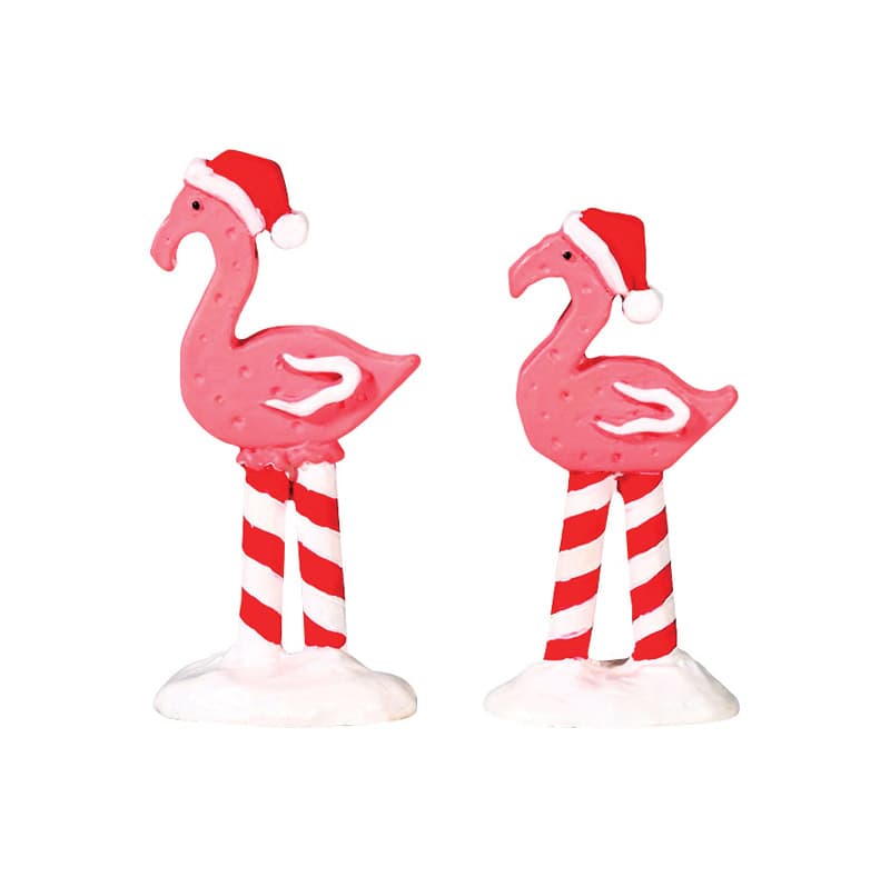 UPC 728162742094 product image for Lemax Christmas Flamingos Porcelain Village Accessory Pink/White Resin 2 pk | upcitemdb.com