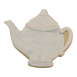 R&M International Corp International Corp 4 in. W X 4 in. L Teapot Cookie Cutter Silver 1 pc