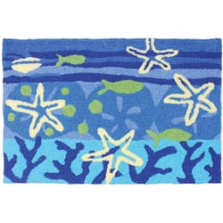 Jellybean 20 in. W X 30 in. L Multicolored Ocean View Accent Rug