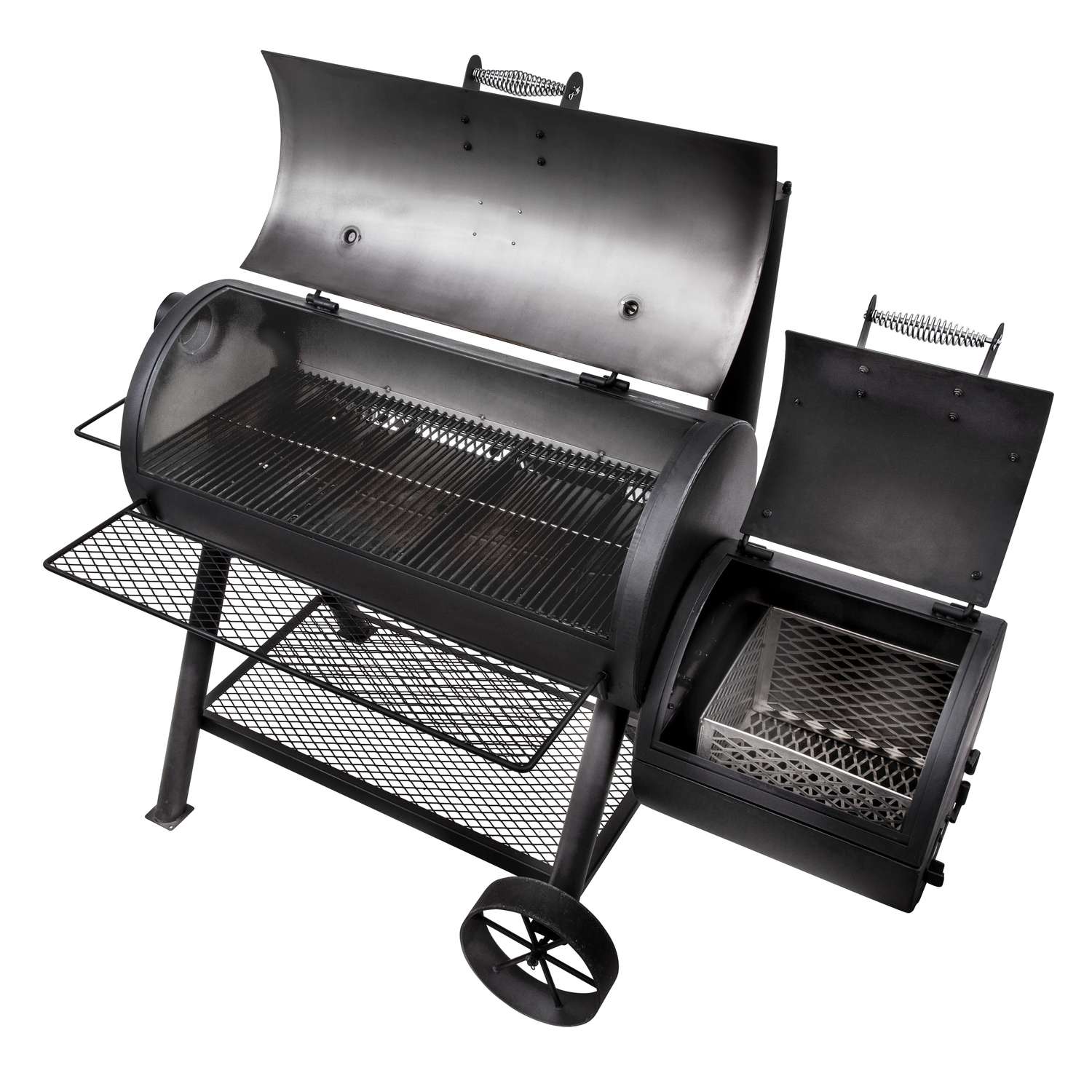 Oklahoma Joe s Longhorn Charcoal Offset Smoker Black Ace Hardware