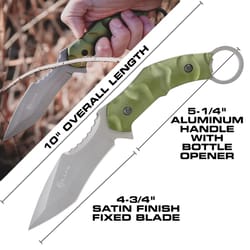 REAPR 10.25 in. Fixed Utility Knife Green 1 pc