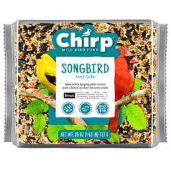Chirp Songbird Wild Bird Black Oil Sunflower Seed Cake 26 oz