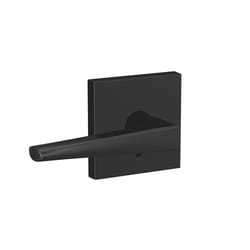 Schlage Eller/Collins Matte Black Combined Passage Privacy Set 1-3/4 in.