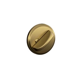 Schlage Antique Brass Brass Single Cylinder Deadbolt