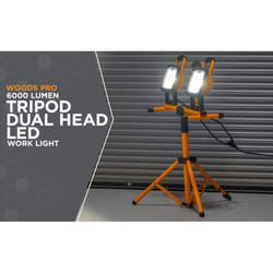 Woods Pro 6000 lm LED Work Light w/Tripod