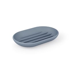 Umbra Touch Matte Slate Blue Plastic Soap Dish