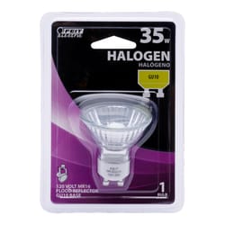 Feit Halogen 35 W MR16 Reflector Halogen Bulb 230 lm Soft White 1 pk