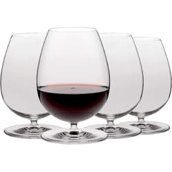 Flavor First Stemware 22.5 oz Clear Glass Petite Wine Glass Set