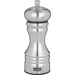 Trudeau Silver Stainless Steel Pepper Mill