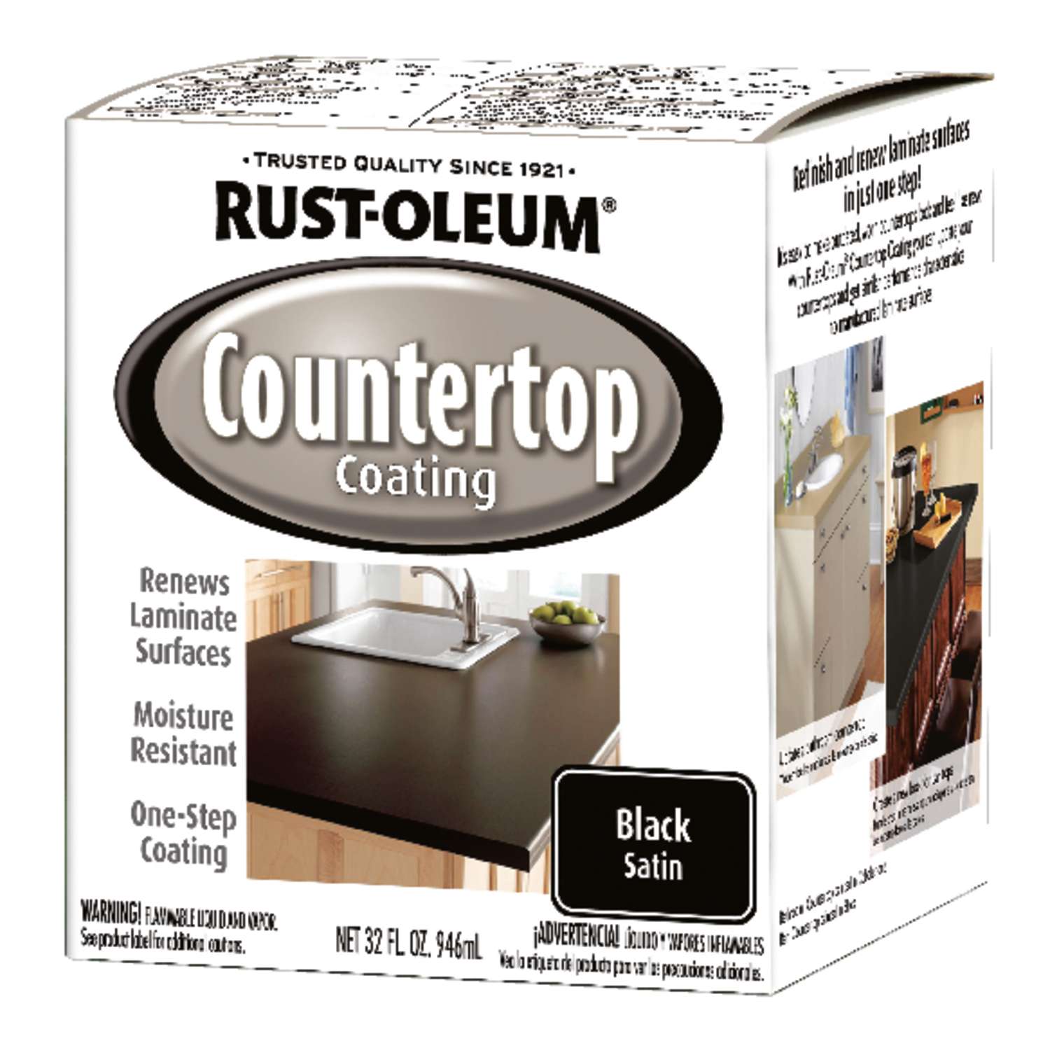 Rust Oleum Black Countertop Kit 32 Oz Ace Hardware