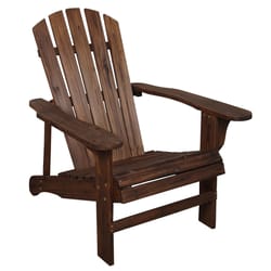 Leigh Country Charred Brown Wood Frame Adirondack Chair