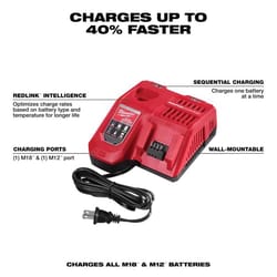 Milwaukee M18/M12 18/12 V Battery Rapid Charger