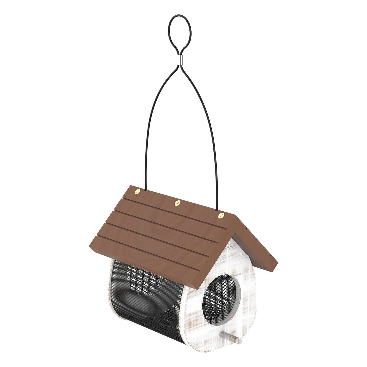 More Birds Wild Bird 1 lb Metal/Wood Cling Bird Feeder 2 ports - Ace ...