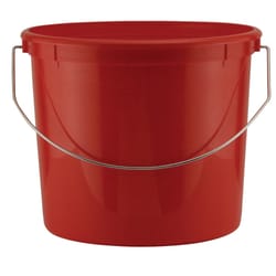 1 gal. Empty Plastic Paint Bucket with Pour Spout Lid