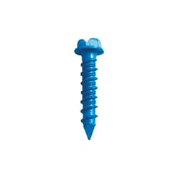 Tapcon 1/4 in. D X 1-3/4 in. L Steel Hex Head Concrete Screw Anchor 75 pk